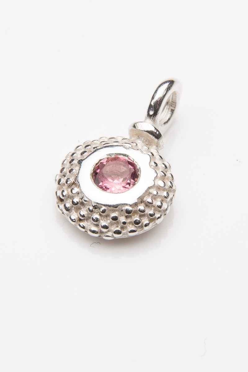 Birthstone Bobbled Pollen Charm Pendant Necklace